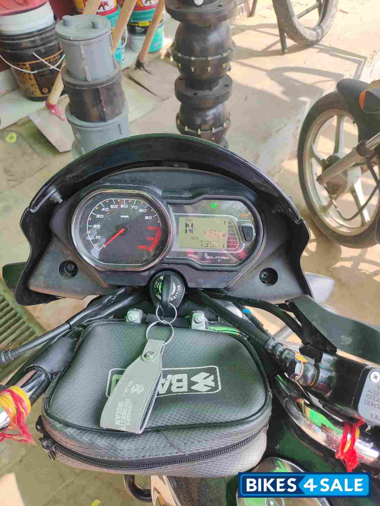 Black And Gray Bajaj Platina 110 ABS