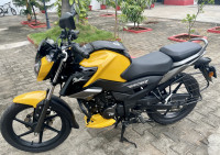 Yellow TVS Raider 125