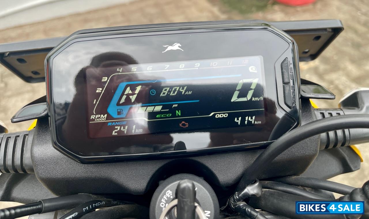 Yellow TVS Raider 125