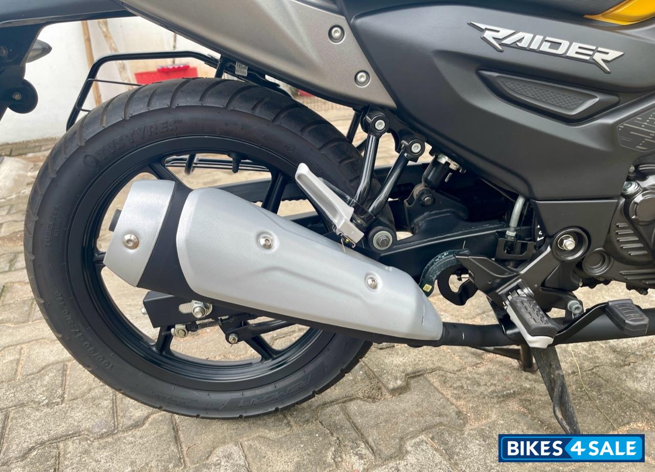 Yellow TVS Raider 125