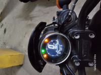 Grey Yezdi Roadster Dark