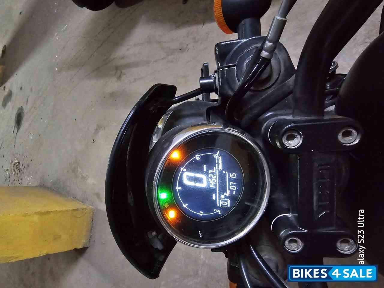 Grey Yezdi Roadster Dark