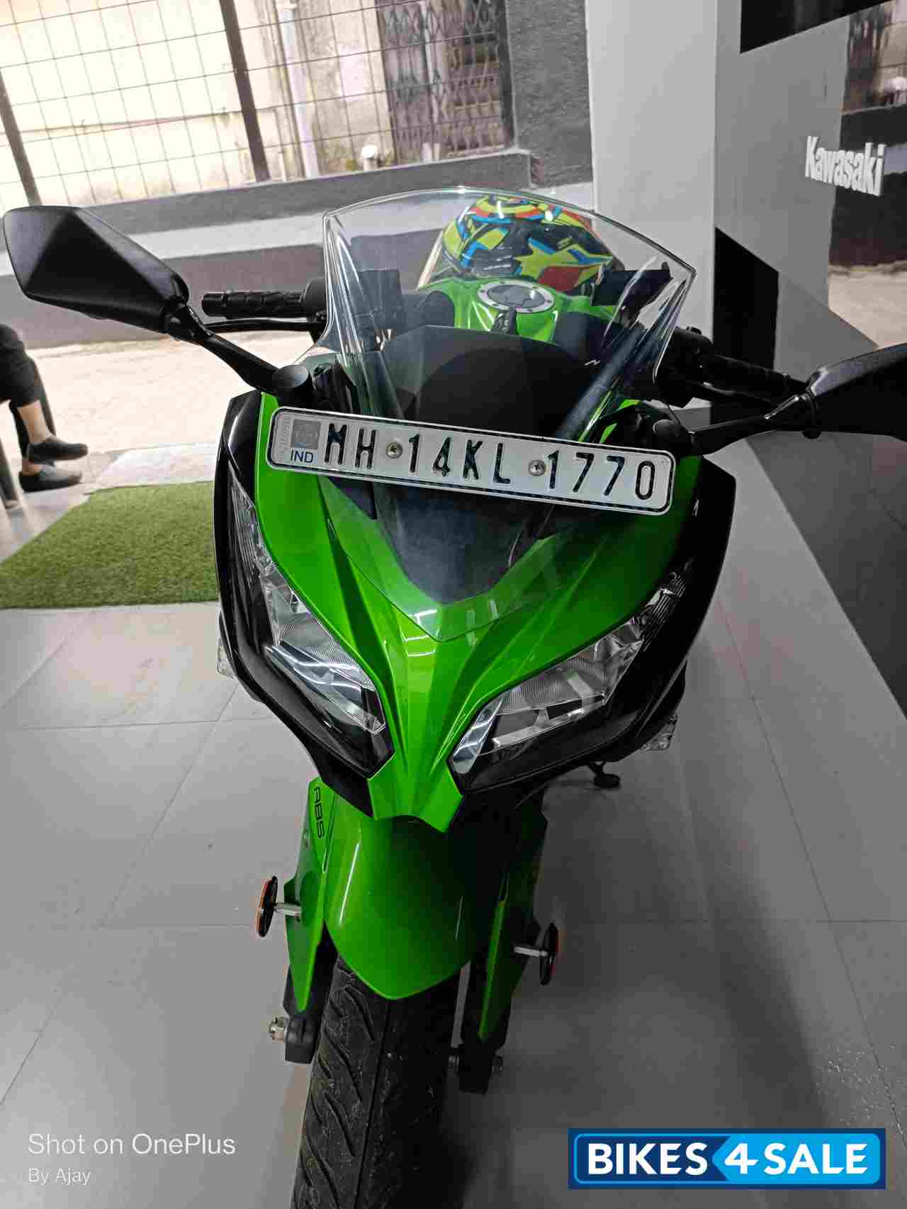 Candy Lime Green Kawasaki Ninja 300 BS6 2022