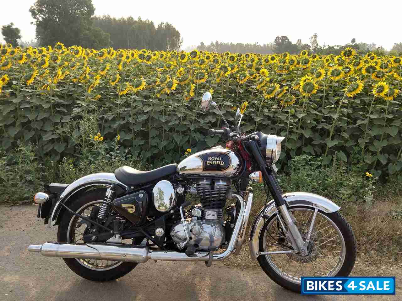 Black Chrome Royal Enfield Classic Chrome