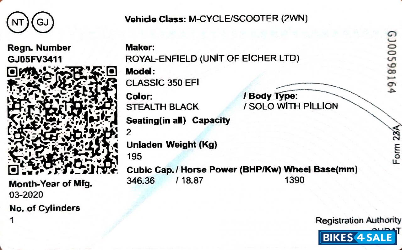Royal Enfield Classic 350 BS VI