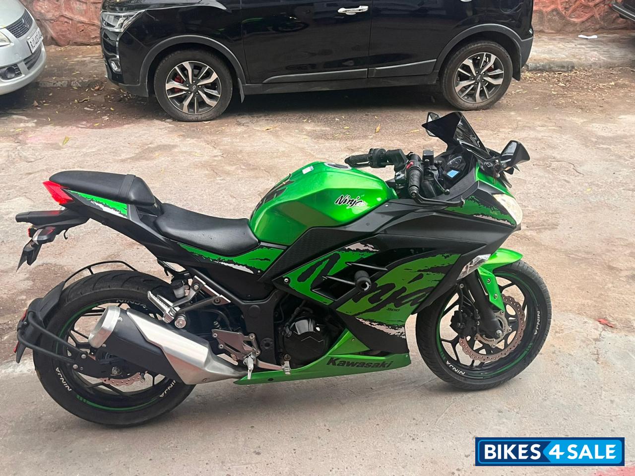 Lime Green Kawasaki Ninja 300R