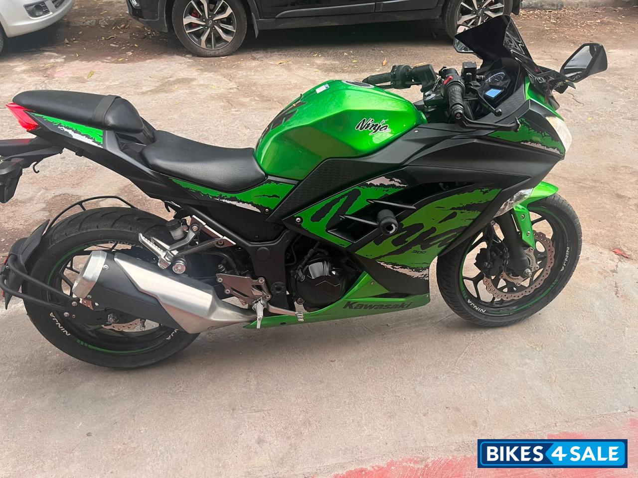 Lime Green Kawasaki Ninja 300R