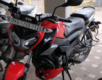 Striking Red TVS Raider 125
