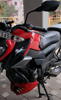 Striking Red TVS Raider 125
