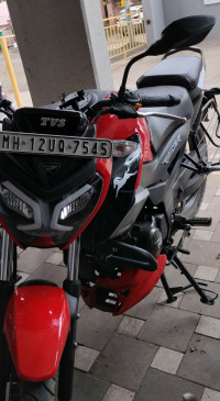 Striking Red TVS Raider 125