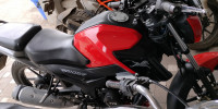 Striking Red TVS Raider 125