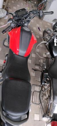 Striking Red TVS Raider 125