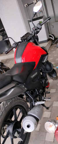 Striking Red TVS Raider 125