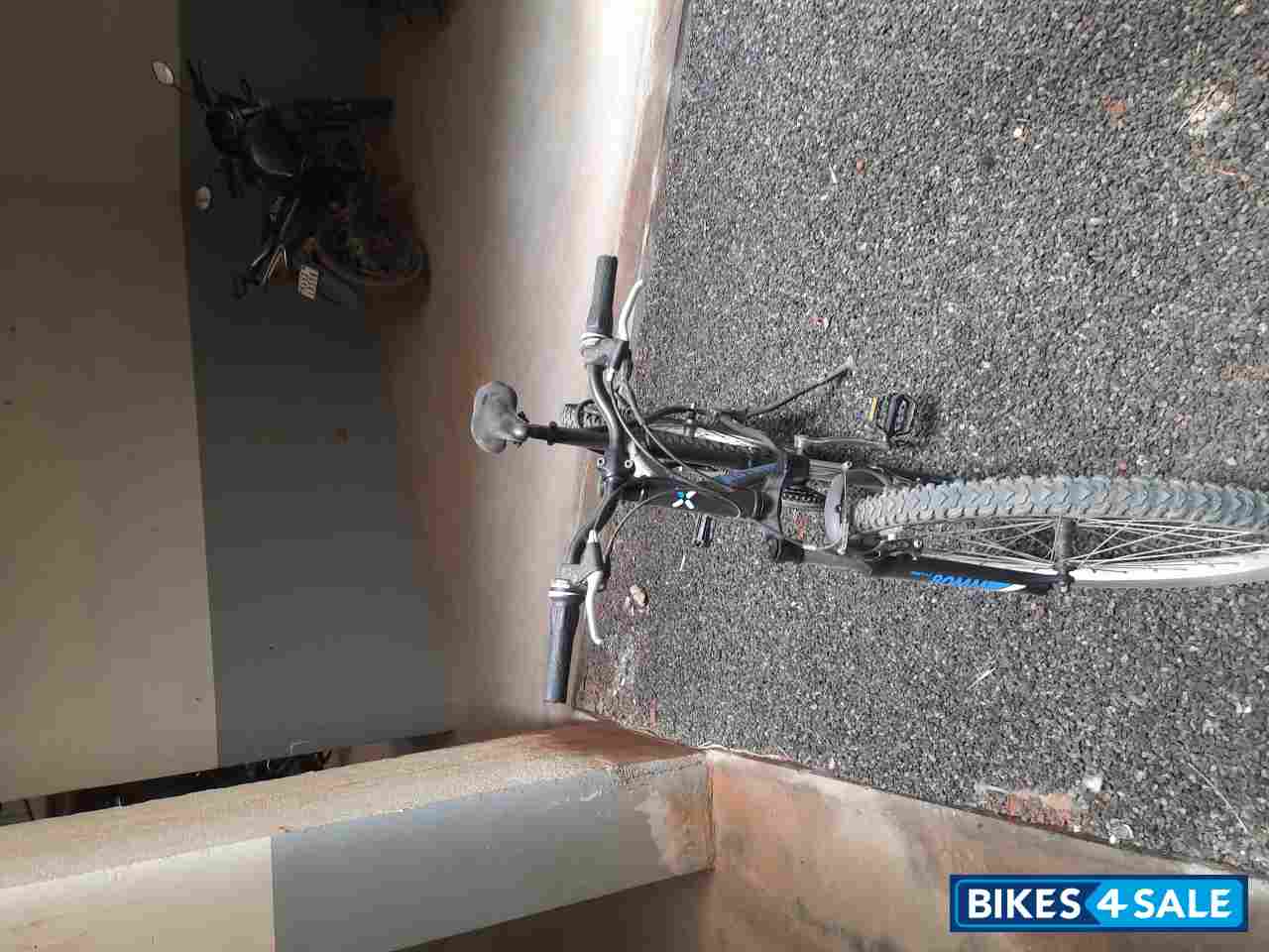 Black And Green And Blue Bicycle Decathlon