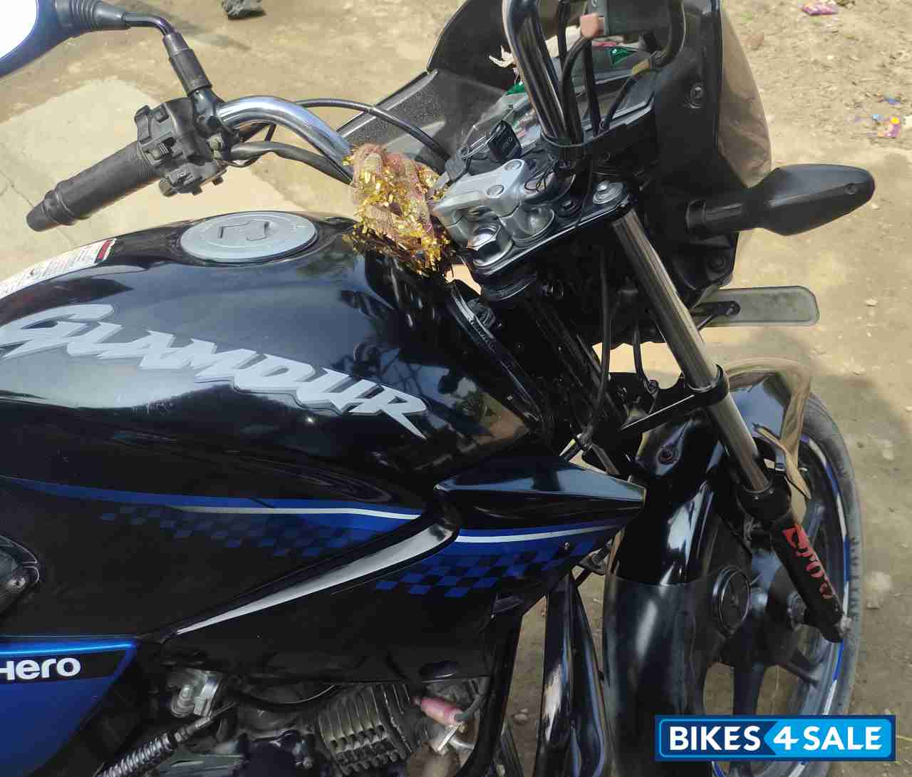 Blue Back Hero Glamour 125