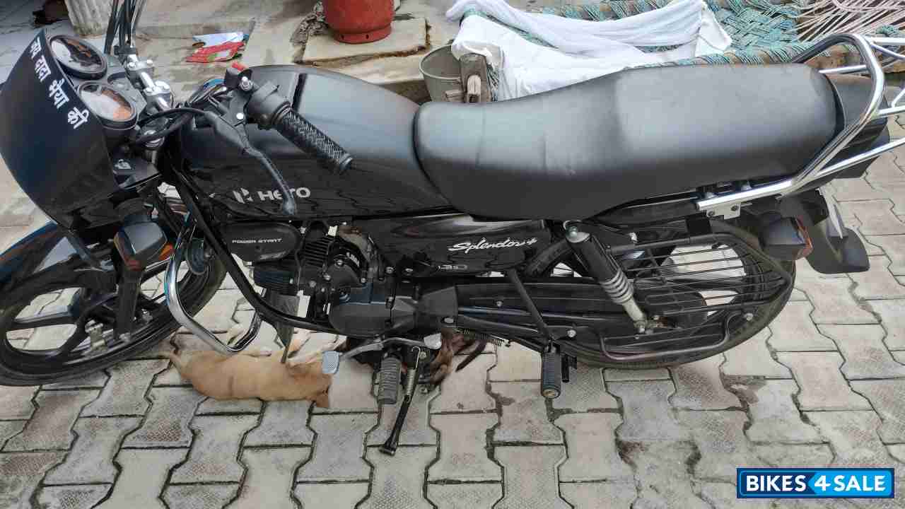 Black Hero Splendor Plus Black and Accent