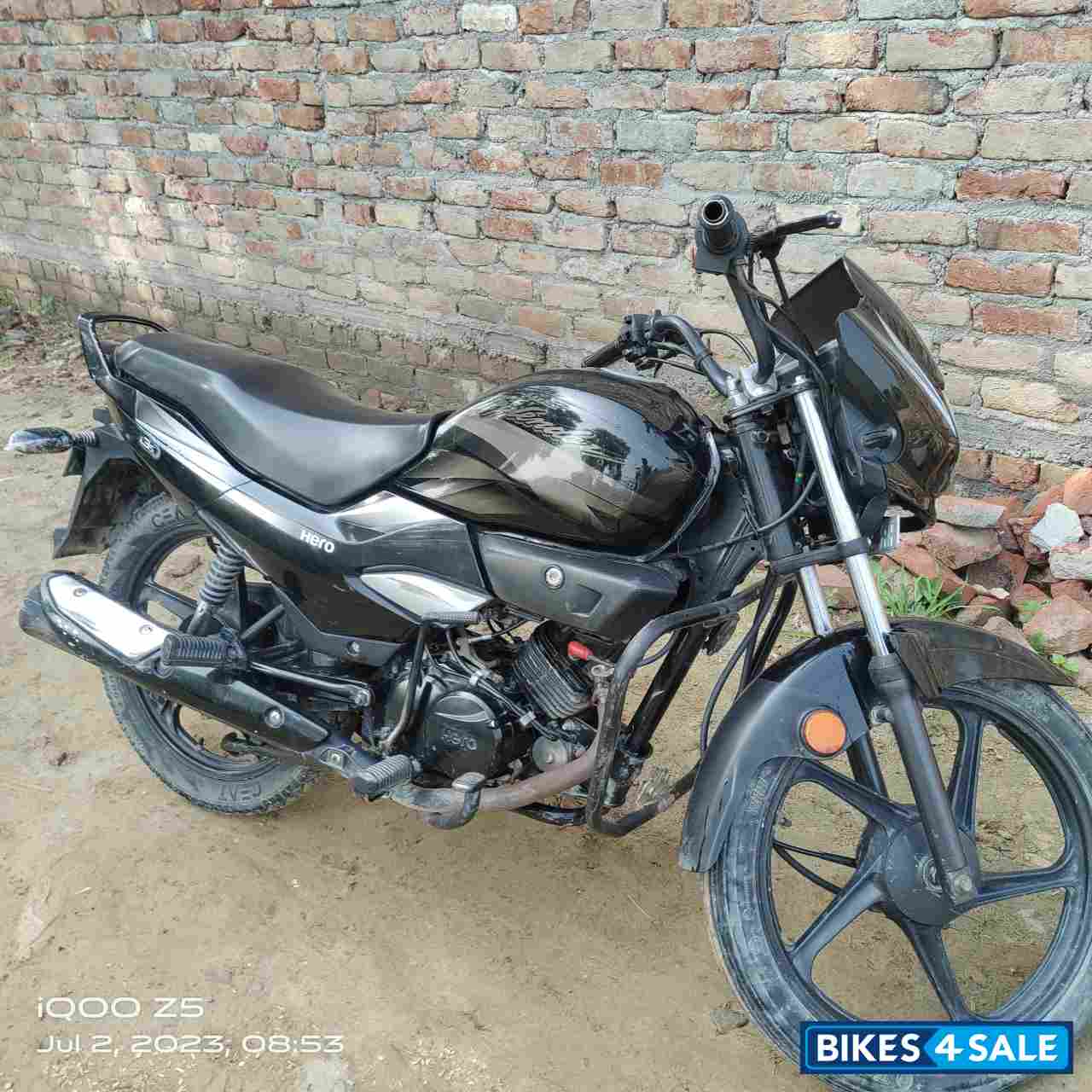 Grey-black Hero Super Splendor IBS