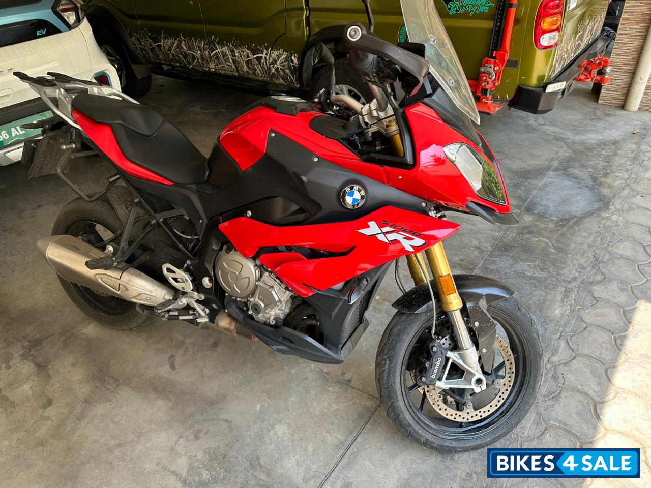 Red BMW S 1000 XR