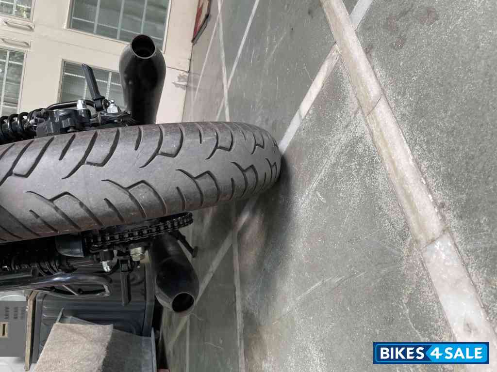 Matte Blue Yezdi Roadster Blue