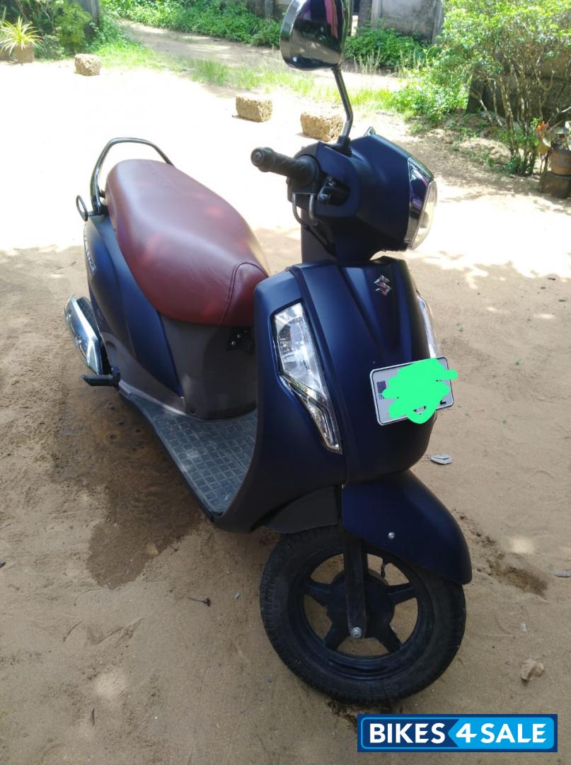 Mat Blue Suzuki Access 125 Bluetooth Enabled