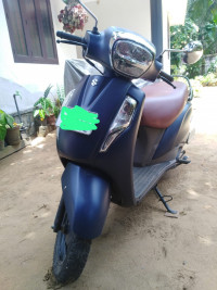 Mat Blue Suzuki Access 125 Bluetooth Enabled