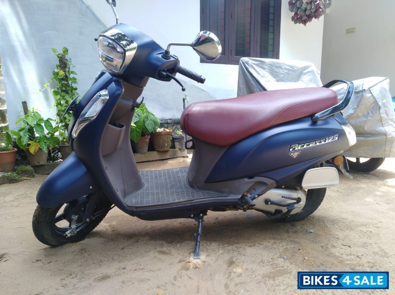 Mat Blue Suzuki Access 125 Bluetooth Enabled