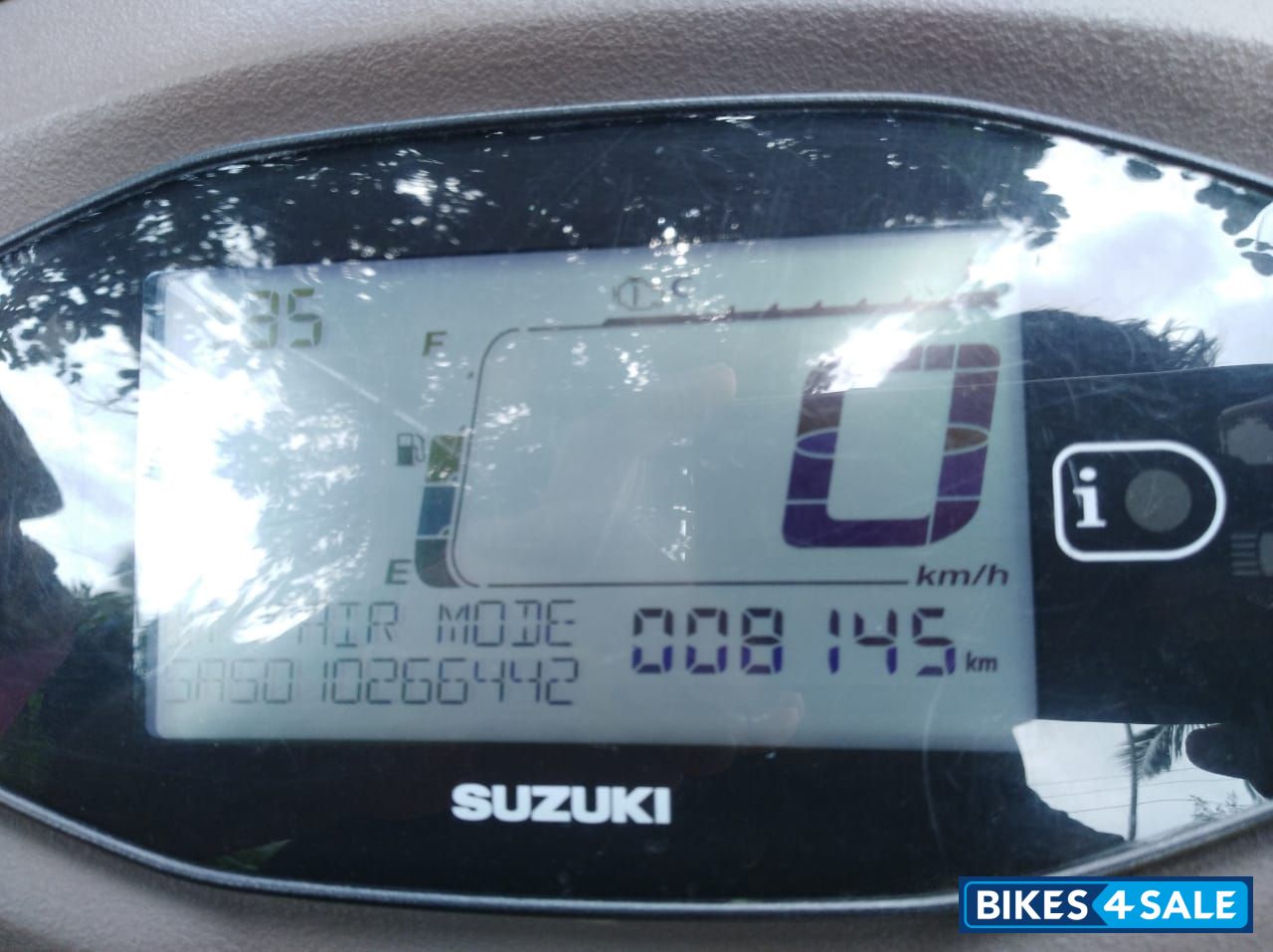 Mat Blue Suzuki Access 125 Bluetooth Enabled