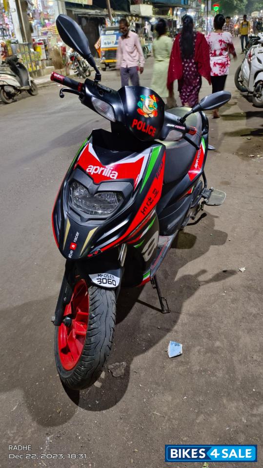 Black Red Aprilia SR 160 Race ABS