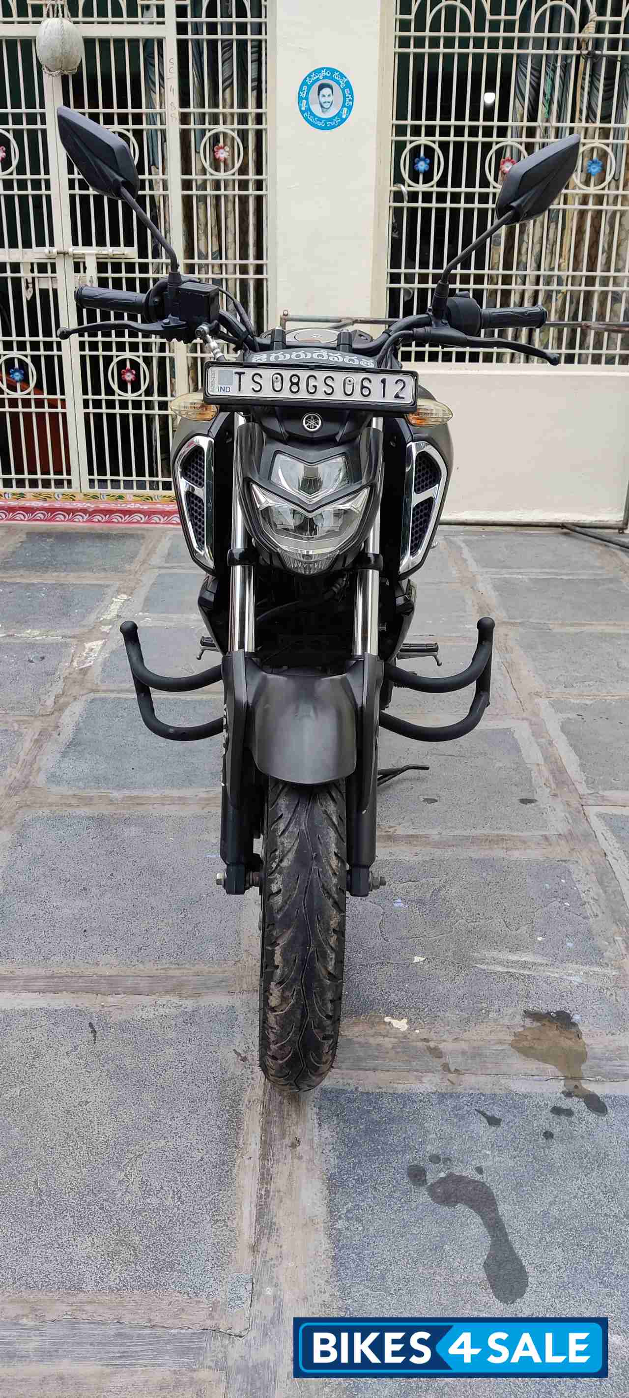 Mat Black Yamaha FZ-S FI V3