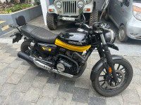 Black And Yellow Honda CB350RS