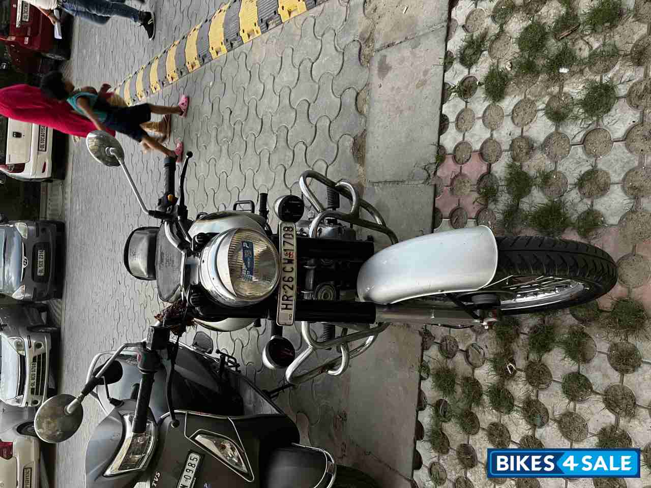 Silver Royal Enfield Classic 350