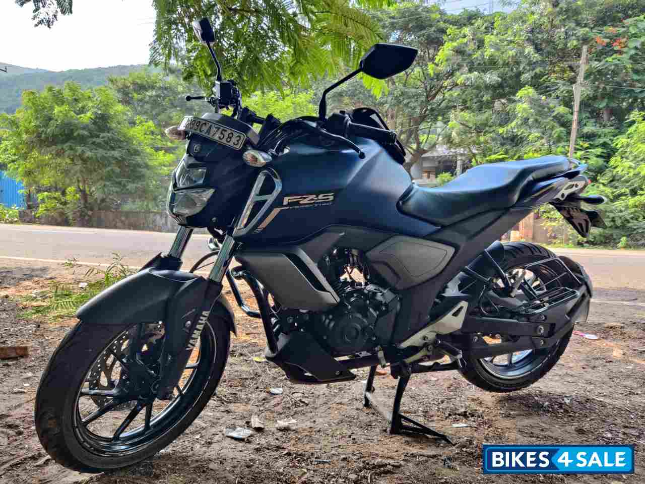 Matt Blue Yamaha FZ-S FI V3