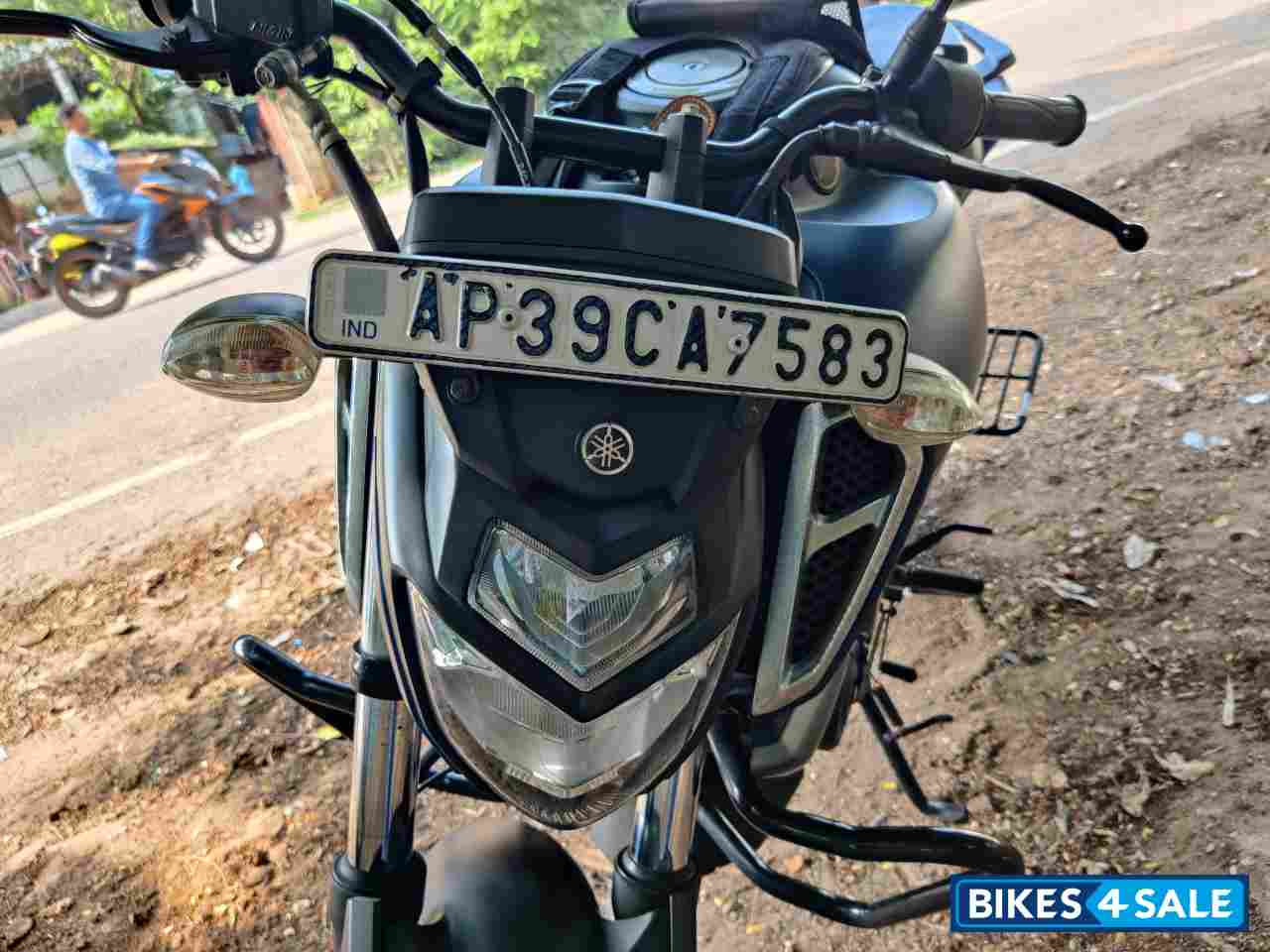 Matt Blue Yamaha FZ-S FI V3