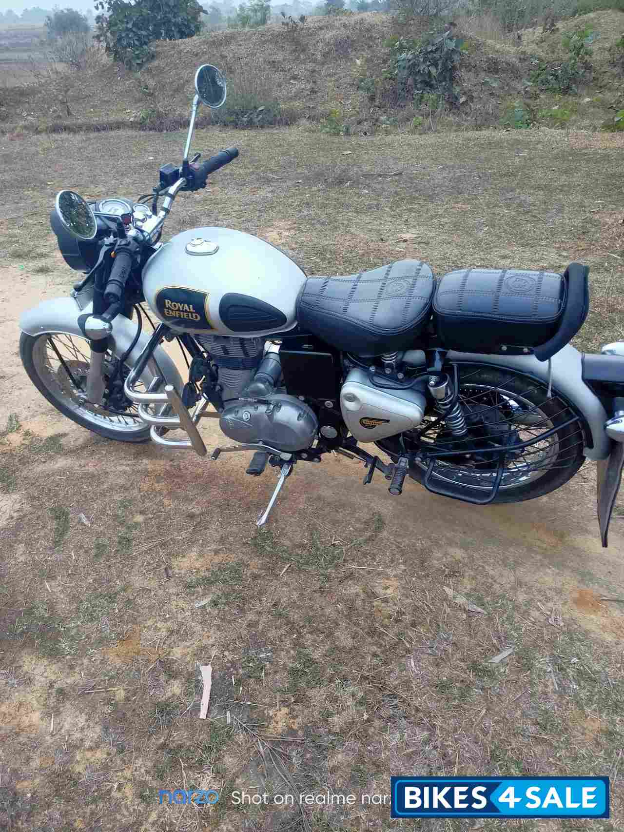 Silver Royal Enfield Classic 350