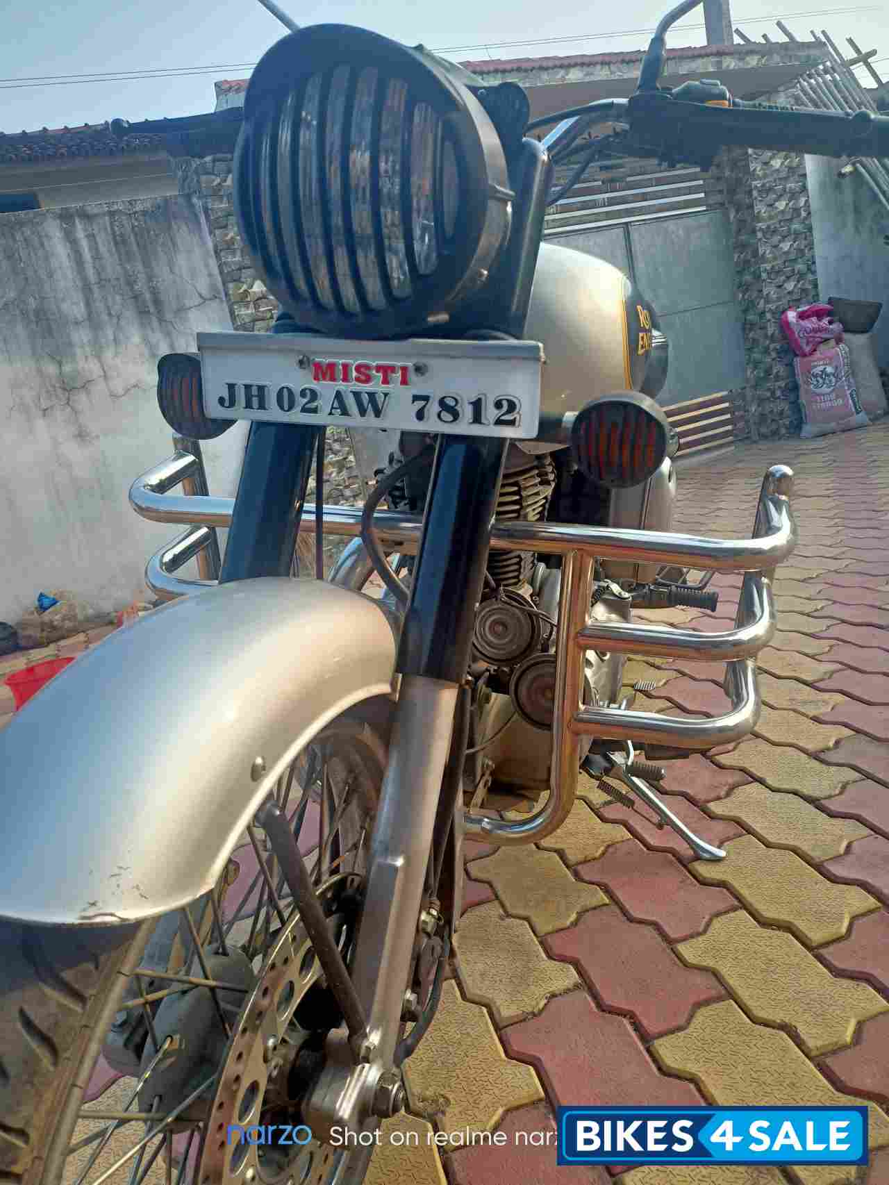 Silver Royal Enfield Classic 350