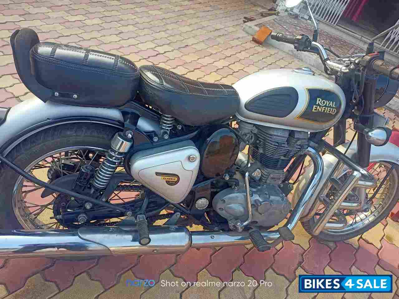Silver Royal Enfield Classic 350