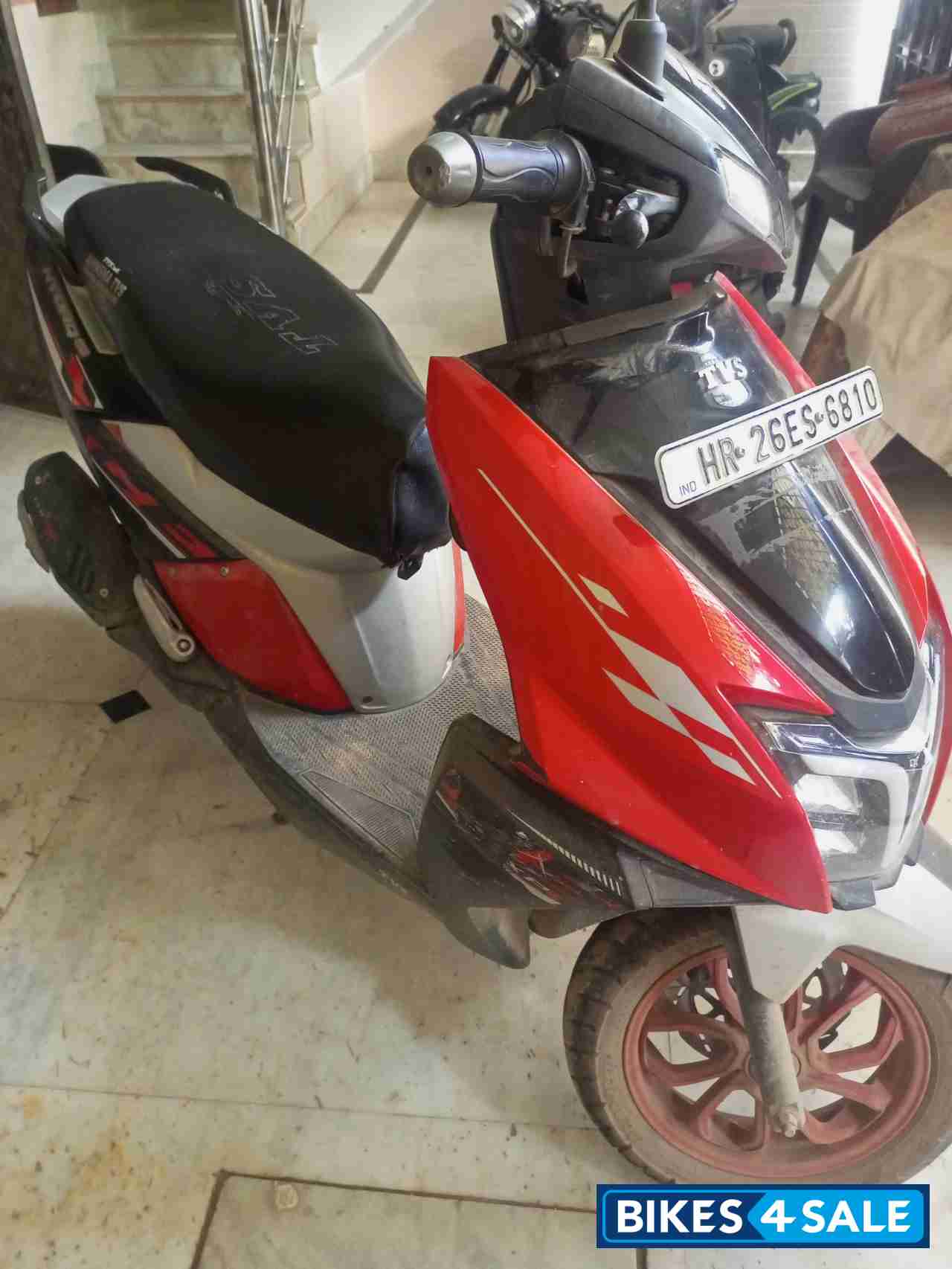 Red+blk TVS NTORQ 125 Race XP