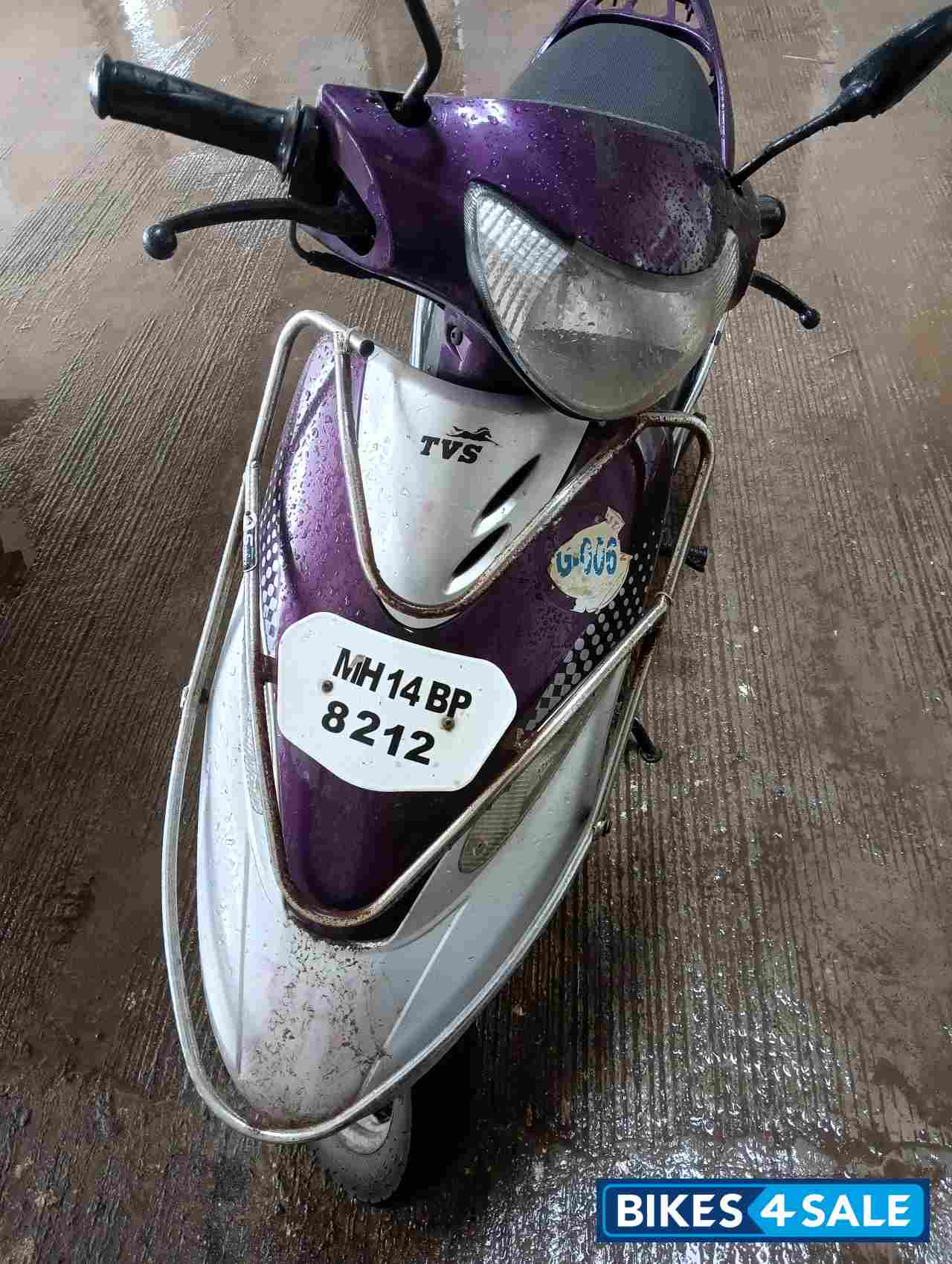 Purple TVS Scooty Pep