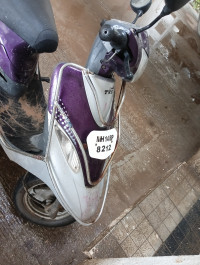Purple TVS Scooty Pep