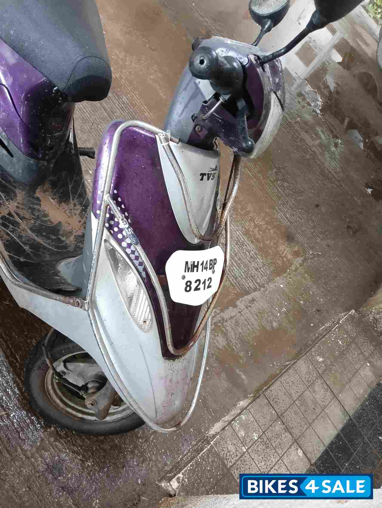 Purple TVS Scooty Pep