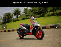 Grey Aprilia SR 150 Race