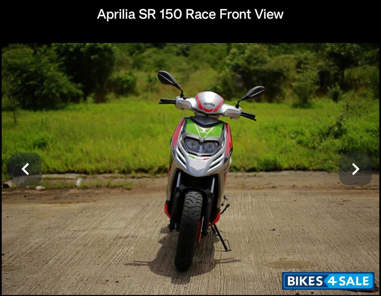 Grey Aprilia SR 150 Race Grey Aprilia SR 150 Race