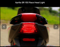 Grey Aprilia SR 150 Race