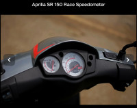 Grey Aprilia SR 150 Race