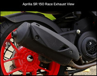 Grey Aprilia SR 150 Race