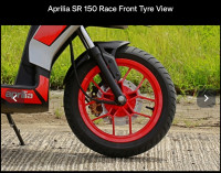 Grey Aprilia SR 150 Race