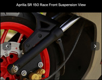 Grey Aprilia SR 150 Race