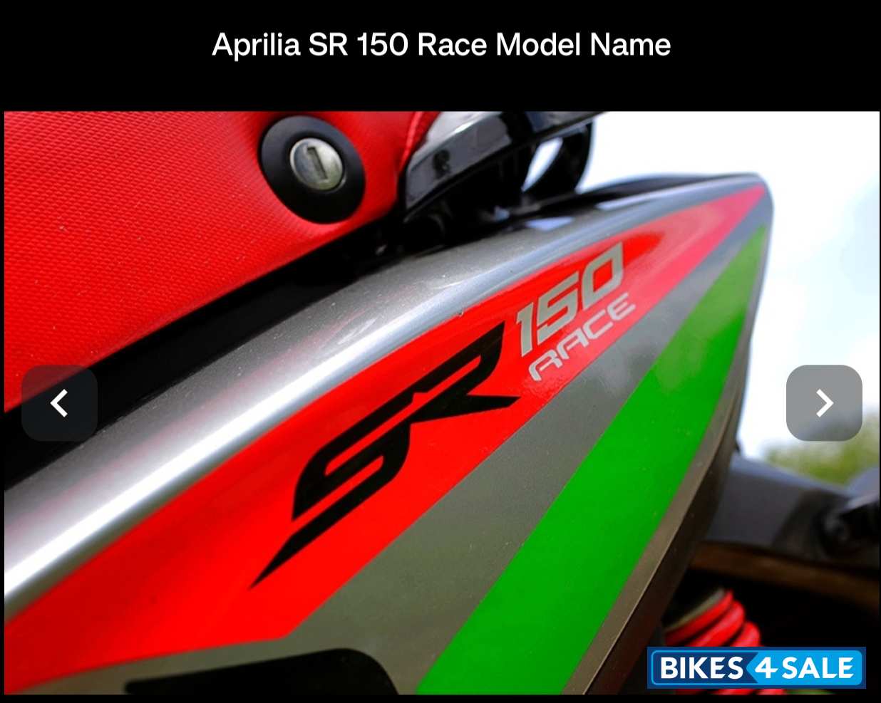 Grey Aprilia SR 150 Race Grey Aprilia SR 150 Race