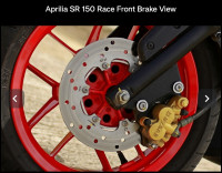 Grey Aprilia SR 150 Race