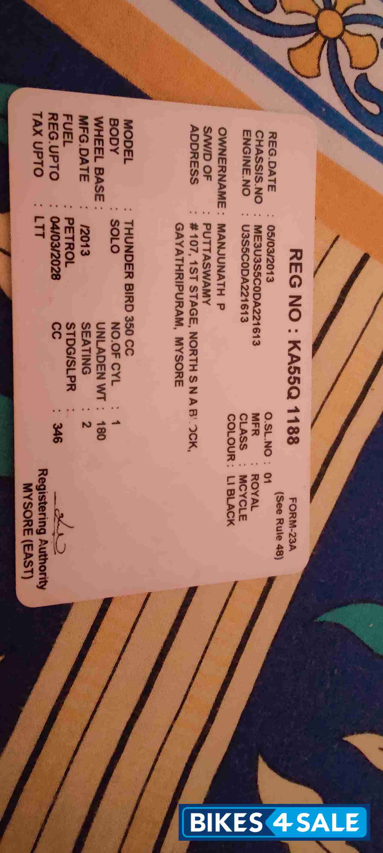 Royal Enfield Thunderbird 350